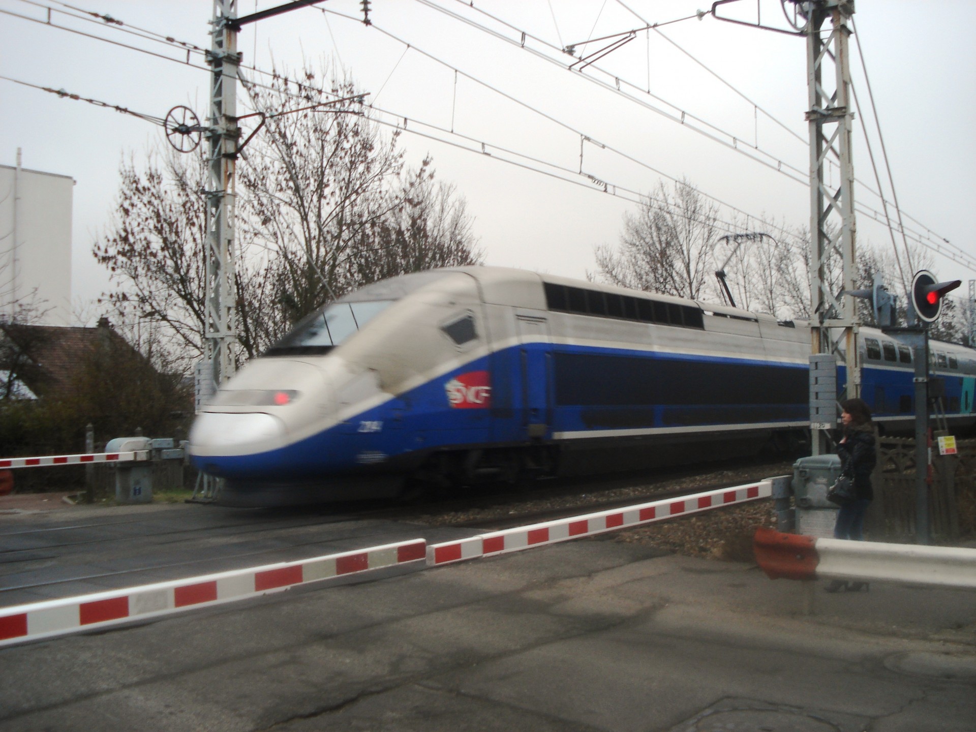 Des TGV en pleine ville