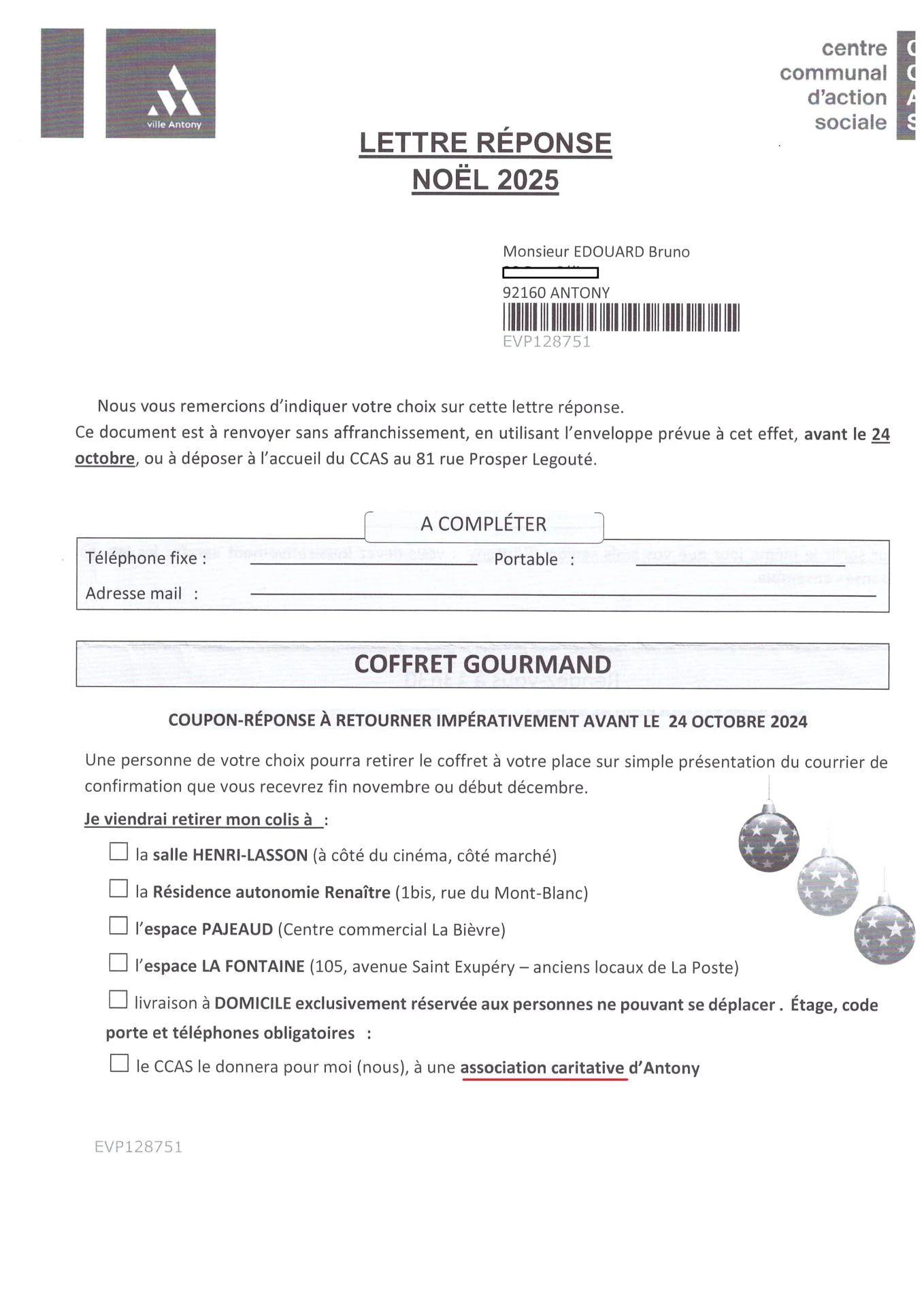 Coupon-réponse